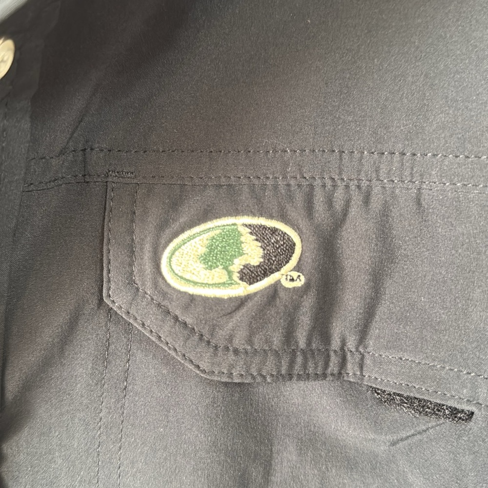 Mens Mossy Oak snap down vented shirt Size XL - Picture 4 of 10